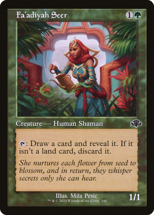 Fa'adiyah Seer (Retro Frame) (DMR-340) - Dominaria Remastered Foil