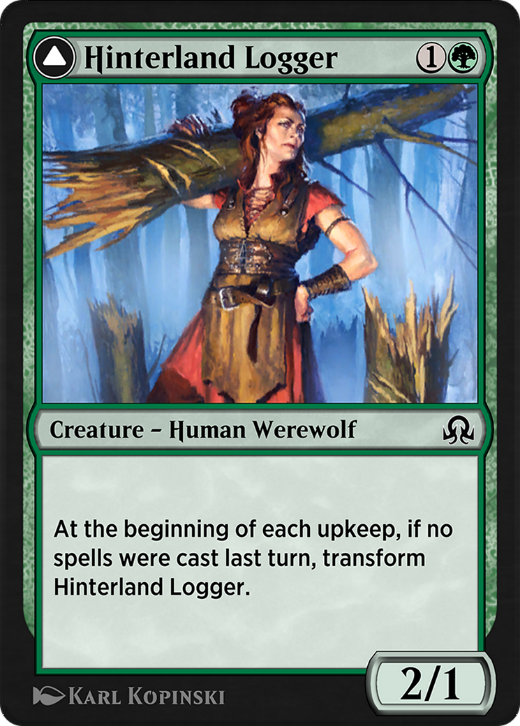 Hinterland Logger // Timber Shredder (SIR-201) - Shadows over Innistrad Remastered