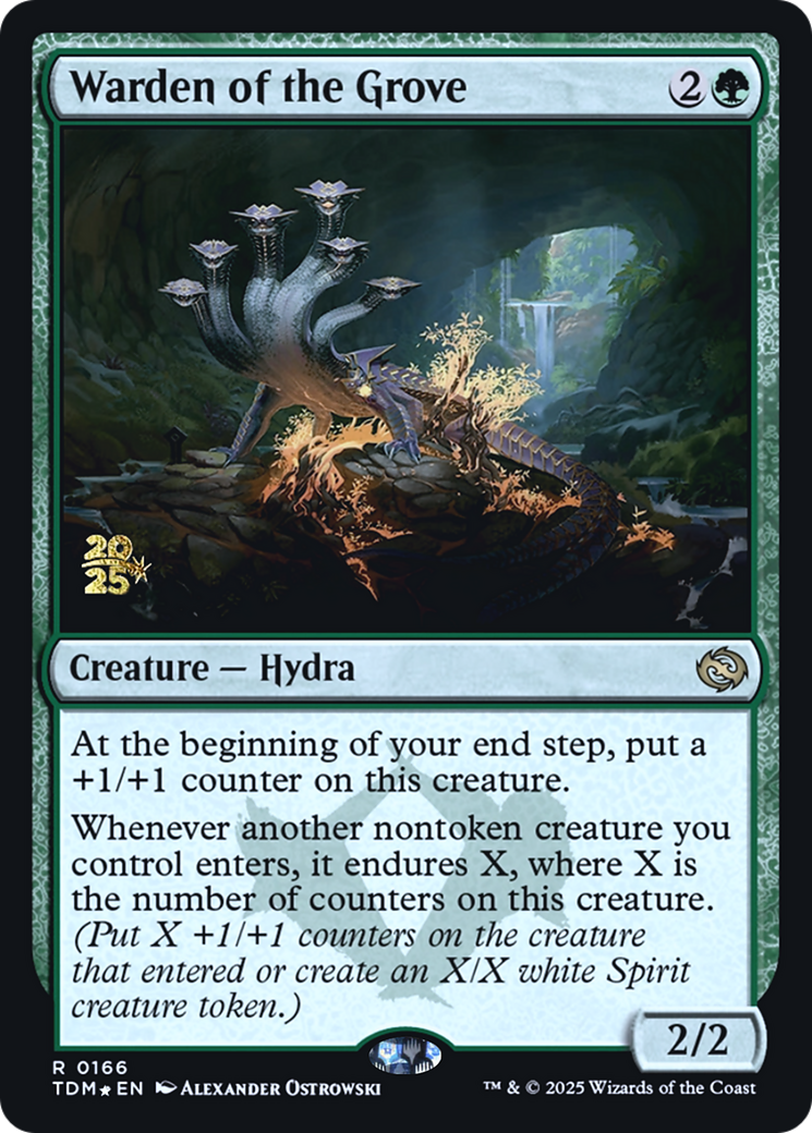 Warden of the Grove [Tarkir: Dragonstorm Prerelease Promos]