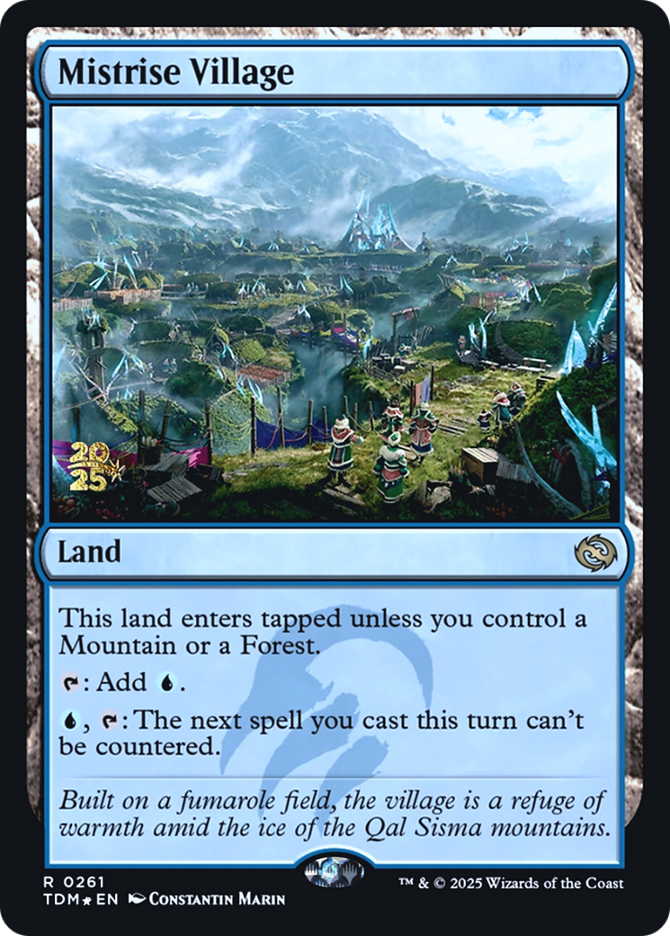Mistrise Village [Tarkir: Dragonstorm Prerelease Promos]