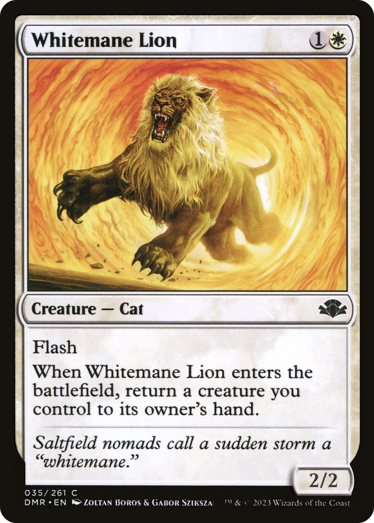 Whitemane Lion (DMR-035) - Dominaria Remastered