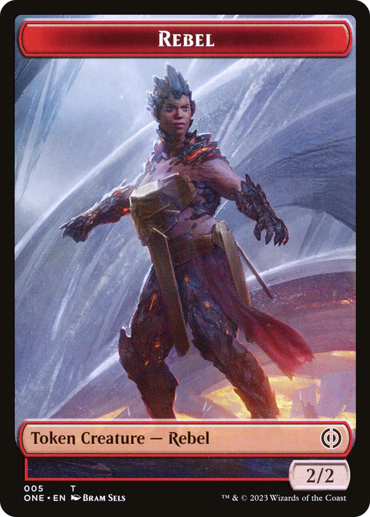 Rebel (TONE-005) - Phyrexia: All Will Be One Tokens Foil