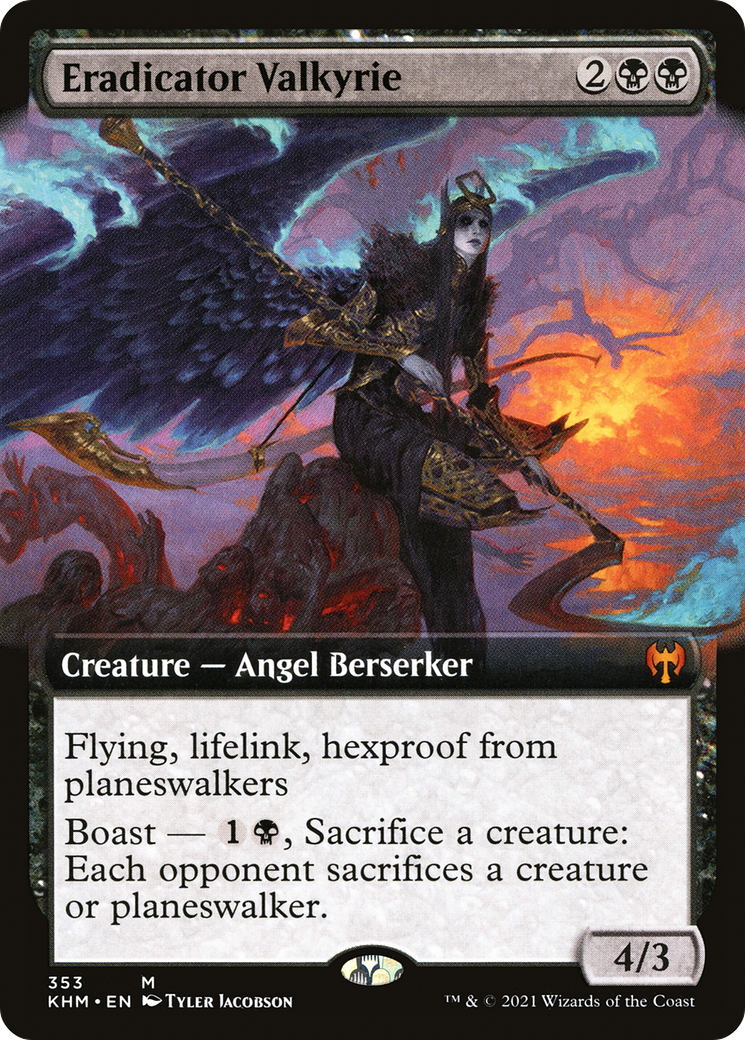 Eradicator Valkyrie (Extended Art) [Kaldheim]
