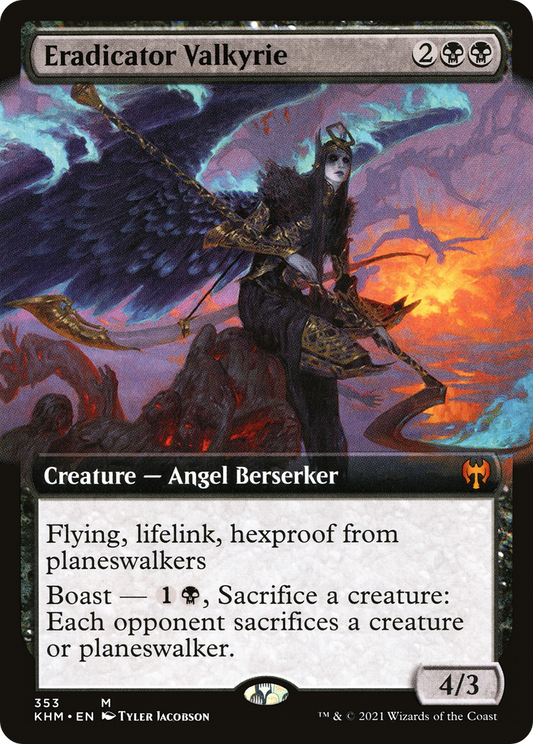 Eradicator Valkyrie (Extended Art) [Kaldheim]