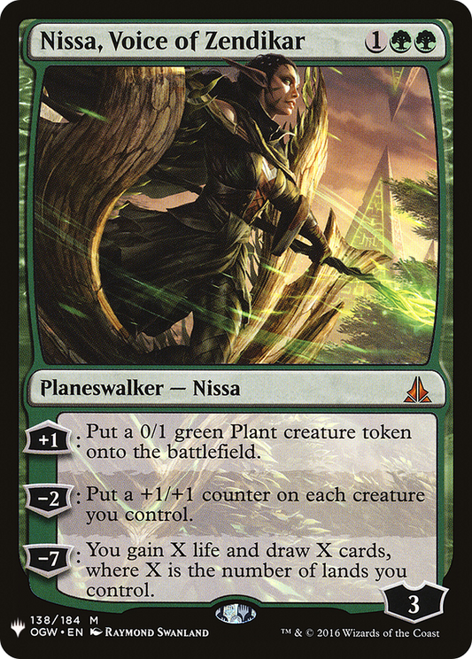 Nissa, Voice of Zendikar [Mystery Booster]