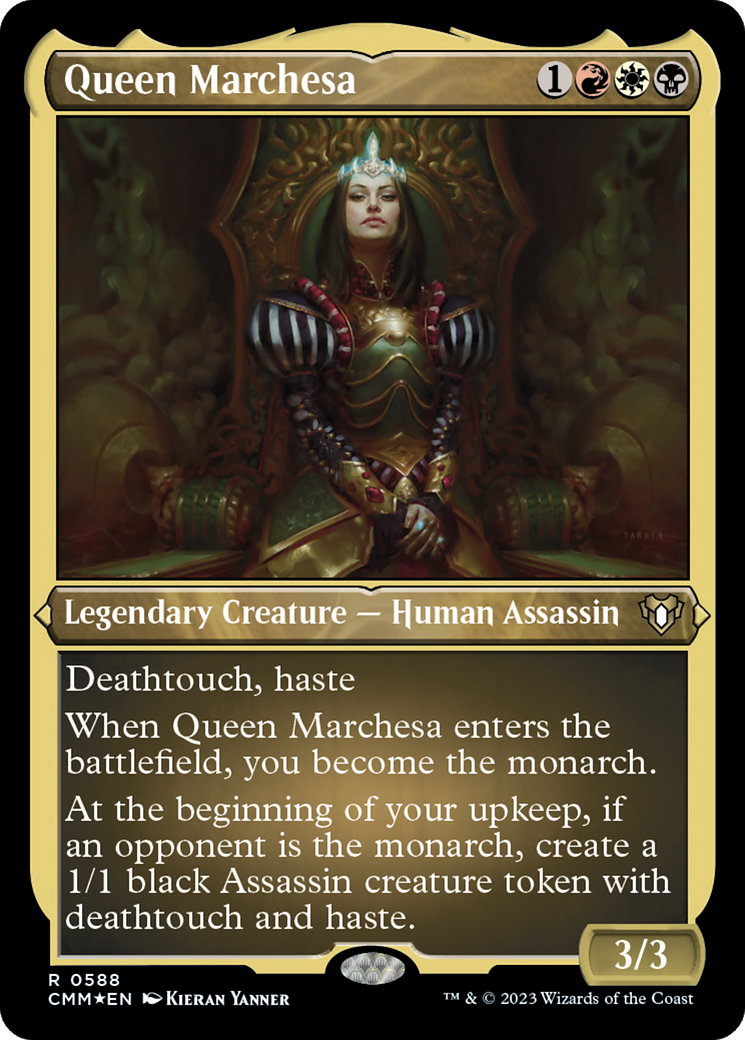 Queen Marchesa (CMM-588) - Commander Masters Etched Foil