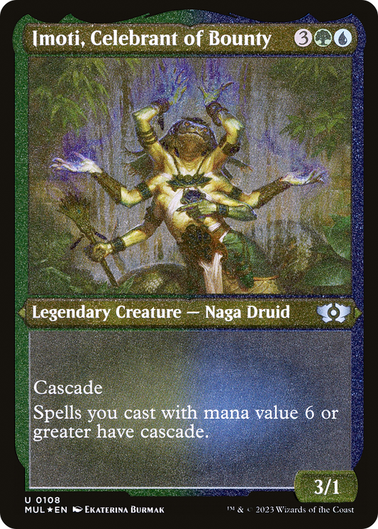 Imoti, Celebrant of Bounty (Foil Etched) [Multiverse Legends]