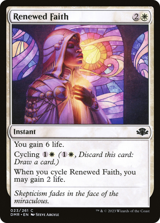 Renewed Faith (DMR-023) - Dominaria Remastered Foil