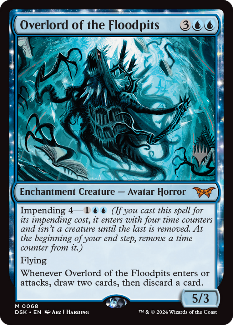 Overlord of the Floodpits (Promo Pack) [Duskmourn: House of Horror Promos]
