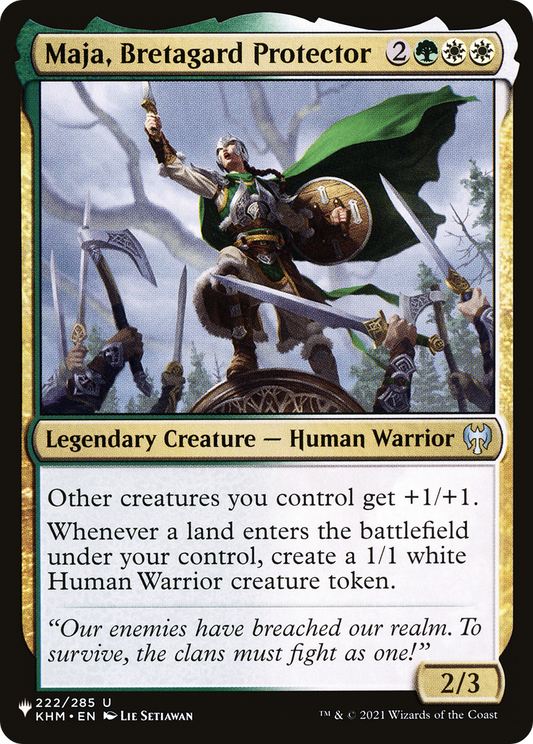 Maja, Bretagard Protector (LIST-222/285) - The List