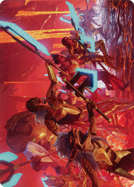Roar of Resistance // Roar of Resistance (AONE-034) - Phyrexia: All Will Be One Art Series (Borderless)