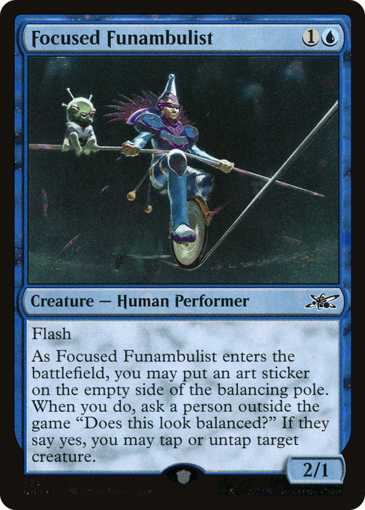 Focused Funambulist (Galaxy Foil) (UNF-333) - Unfinity Foil
