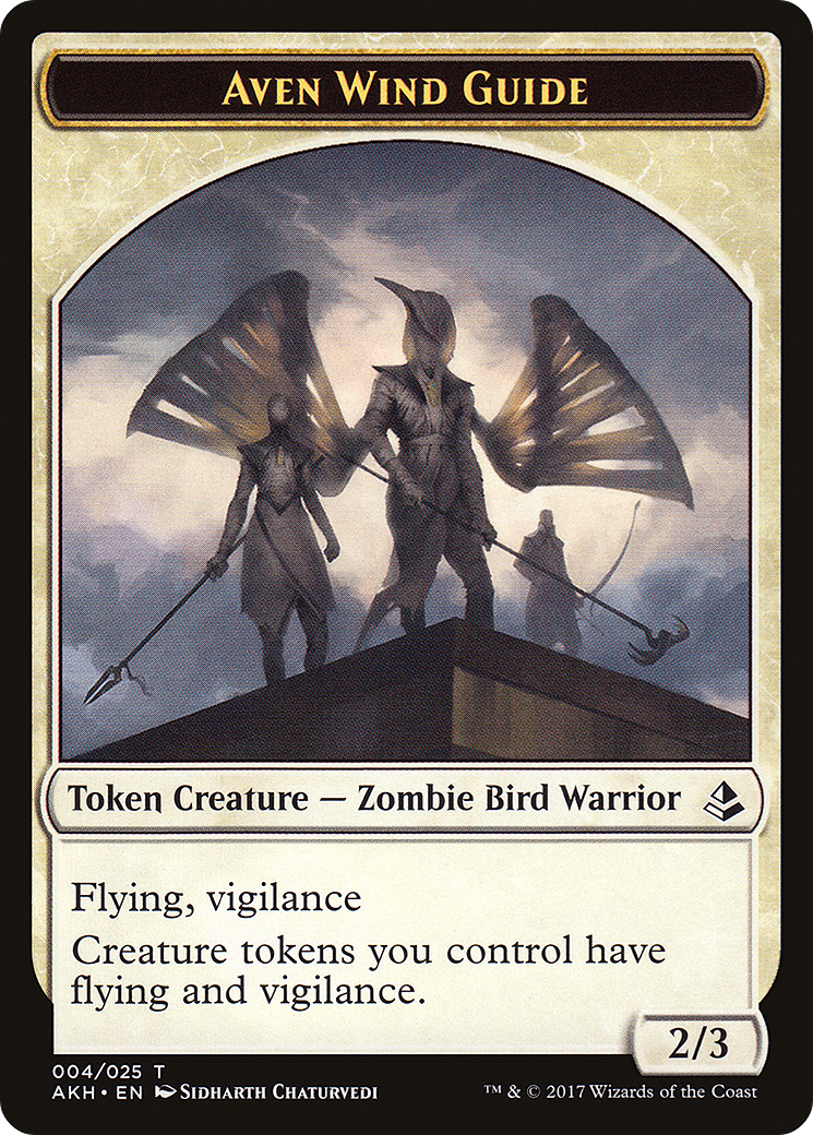 Aven Wind Guide (AKH-004) - Amonkhet Tokens Foil