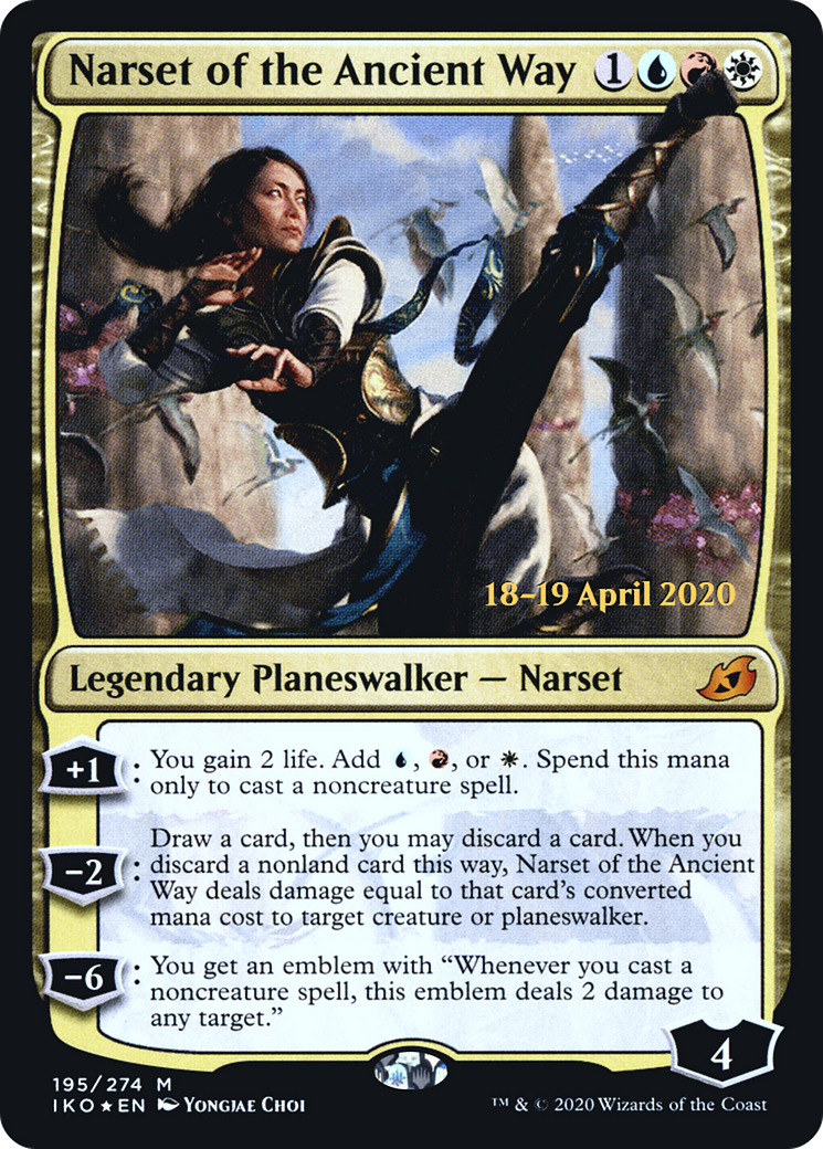 Narset of the Ancient Way [Ikoria: Lair of Behemoths Prerelease Promos]
