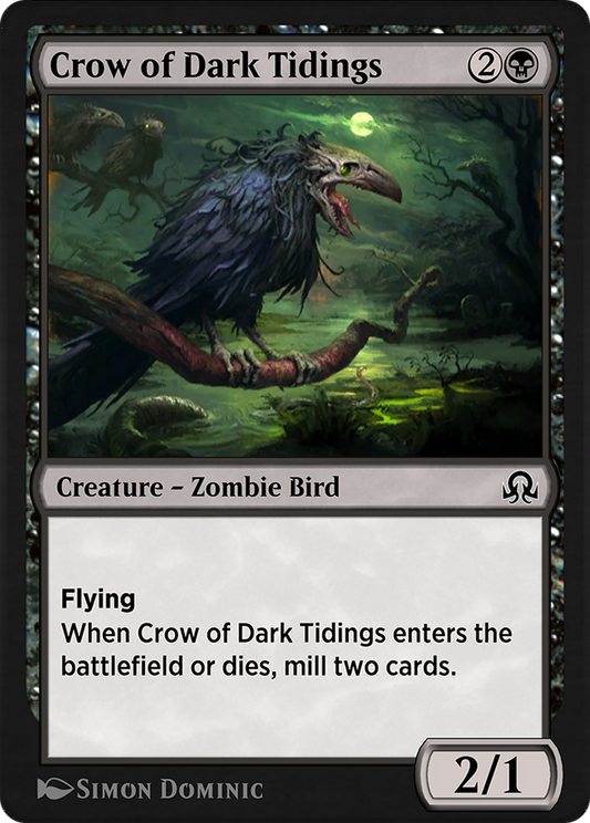Crow of Dark Tidings (SIR-104) - Shadows over Innistrad Remastered