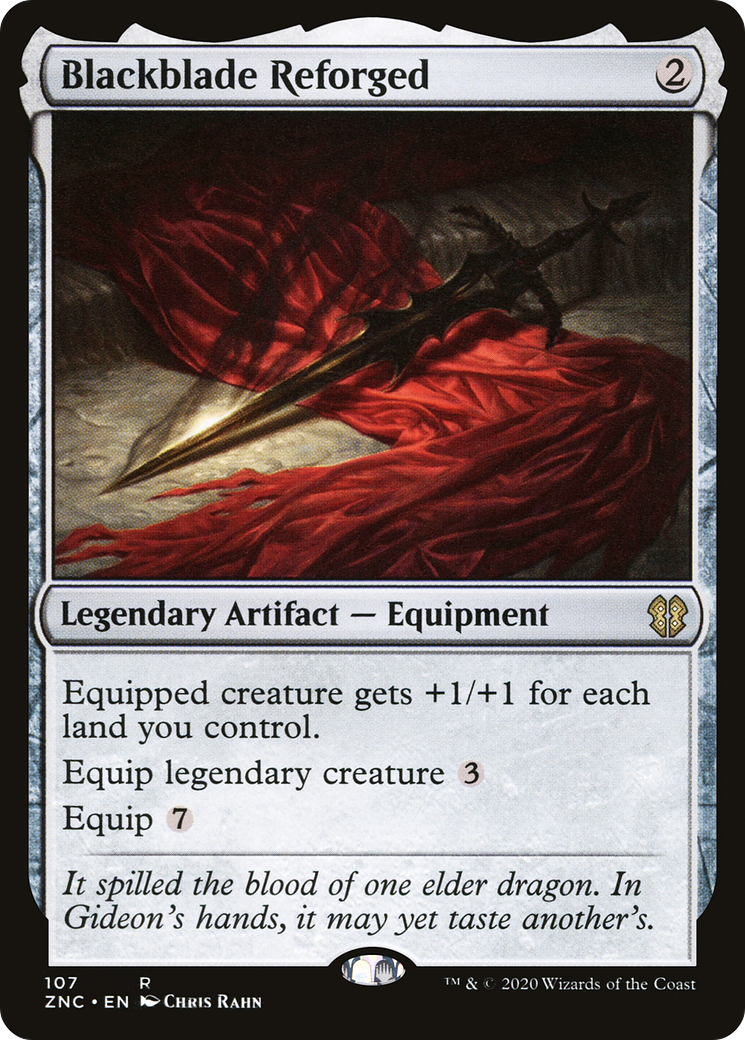 Blackblade Reforged [Zendikar Rising Commander]