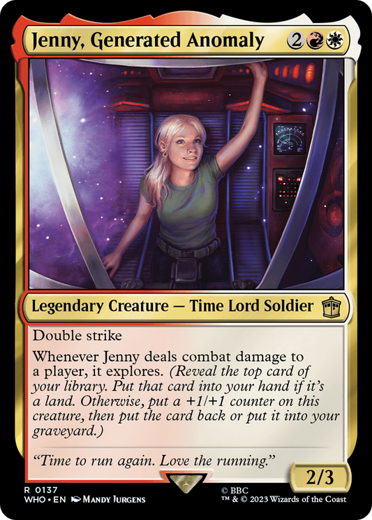 Jenny, Generated Anomaly (WHO-137) - Doctor Who Foil