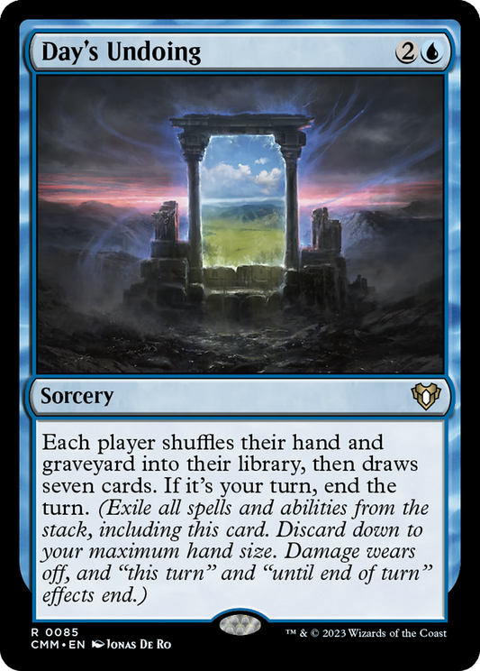 Day's Undoing [Commander Masters]