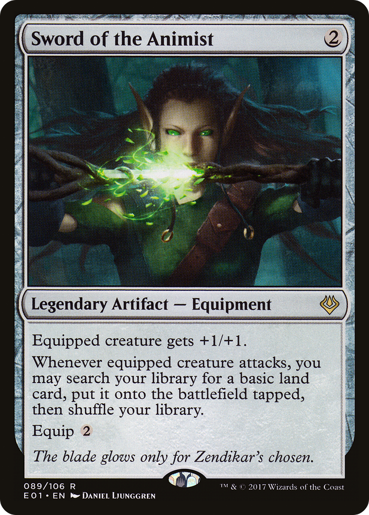 Sword of the Animist [Archenemy: Nicol Bolas]