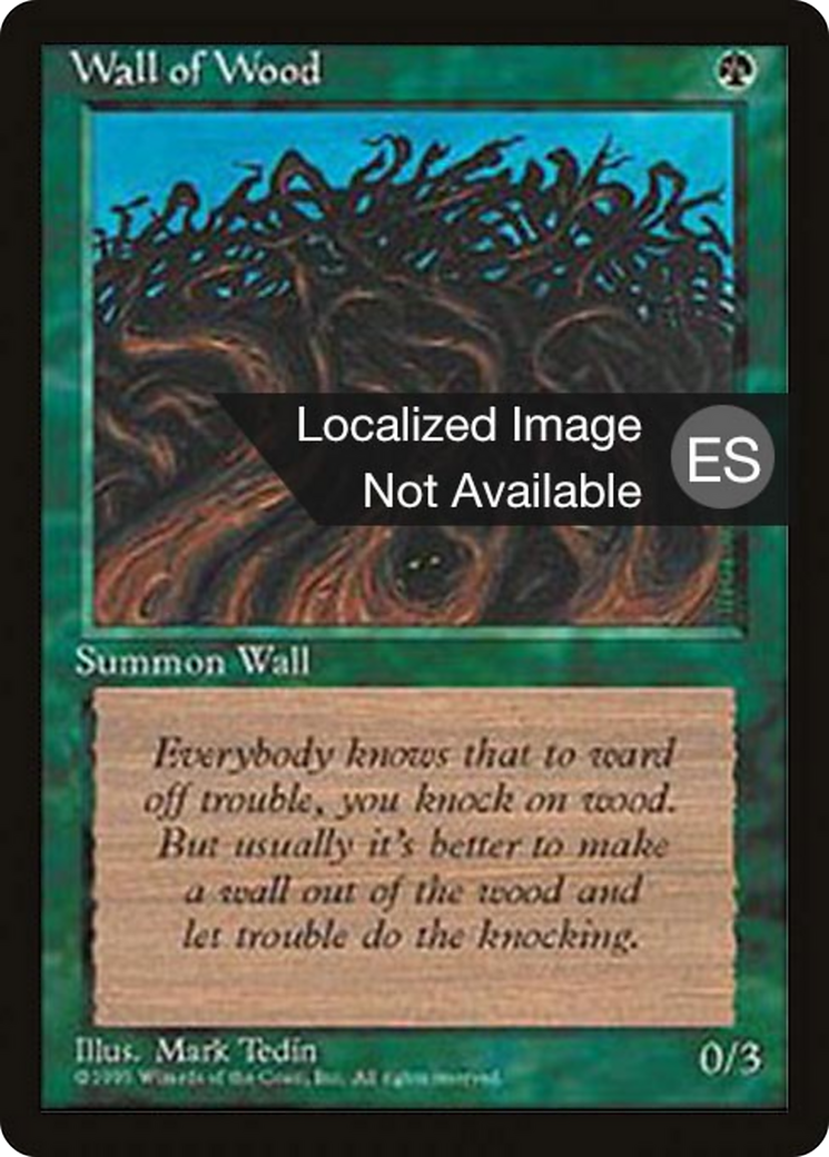 Wall of Wood [Fourth Edition (Foreign Black Border)]