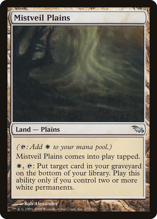 Mistveil Plains (SHM-275) - Shadowmoor Foil