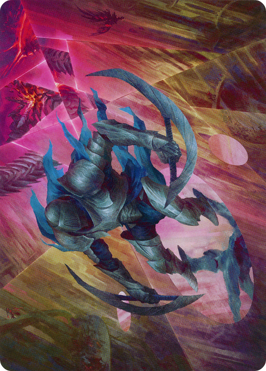Xerex Strobe-Knight // Xerex Strobe-Knight (AMOM-020) - March of the Machine Art Series (Borderless) Foil