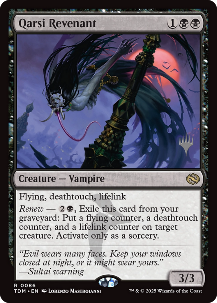 Qarsi Revenant [Tarkir: Dragonstorm Promos]