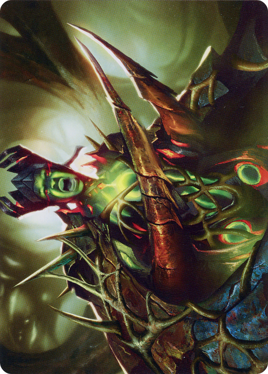 Maze's Mantle // Maze's Mantle (AONE-040) - Phyrexia: All Will Be One Art Series (Borderless)