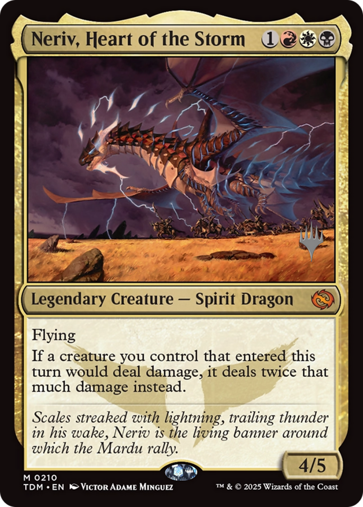 Neriv, Heart of the Storm [Tarkir: Dragonstorm Promos]