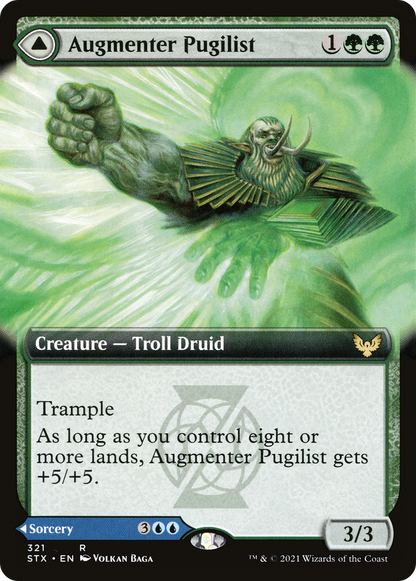 Augmenter Pugilist // Echoing Equation (Extended Art) [Strixhaven: School of Mages]