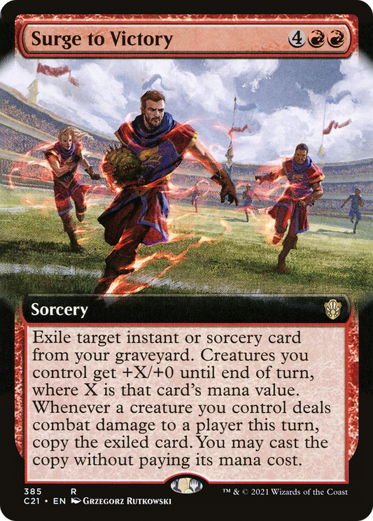 Surge to Victory (Extended Art) [Commander 2021]