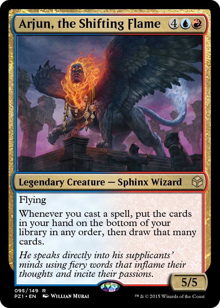 Arjun, the Shifting Flame (PZ1-095) - Legendary Cube Prize Pack
