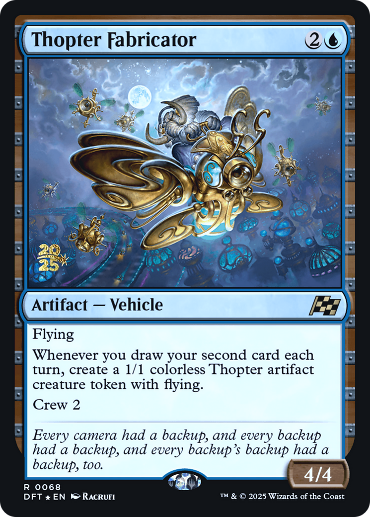Thopter Fabricator [Aetherdrift Prerelease Promos]
