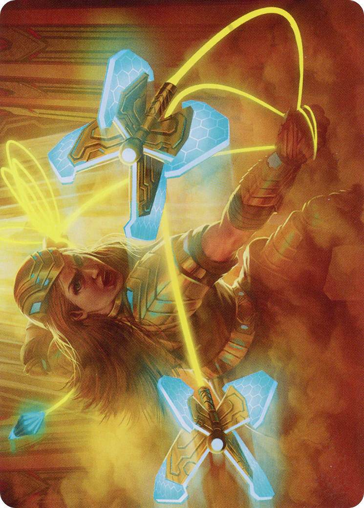 Bladehold War-Whip // Bladehold War-Whip (AONE-046) - Phyrexia: All Will Be One Art Series (Borderless) Foil