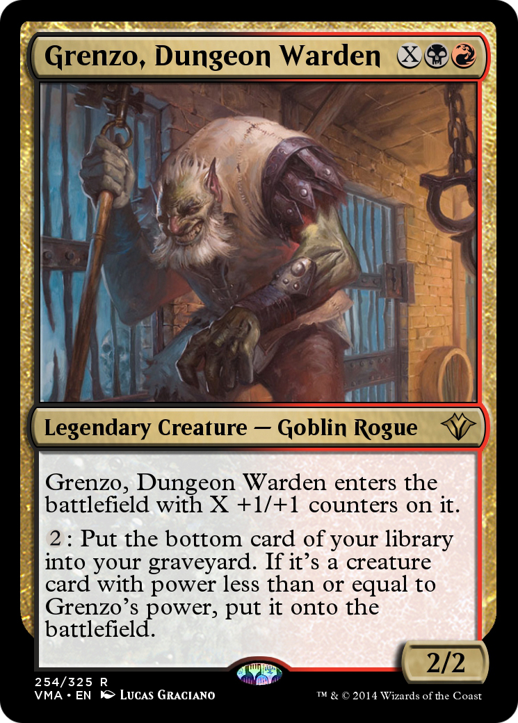 Grenzo, Dungeon Warden (VMA-254) - Vintage Masters Foil