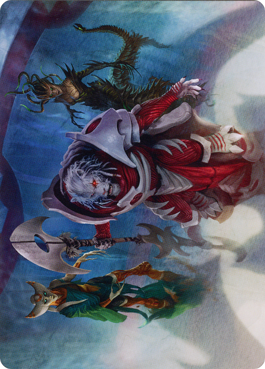 Norn's Decree // Norn's Decree (AONE-006) - Phyrexia: All Will Be One Art Series (Borderless)