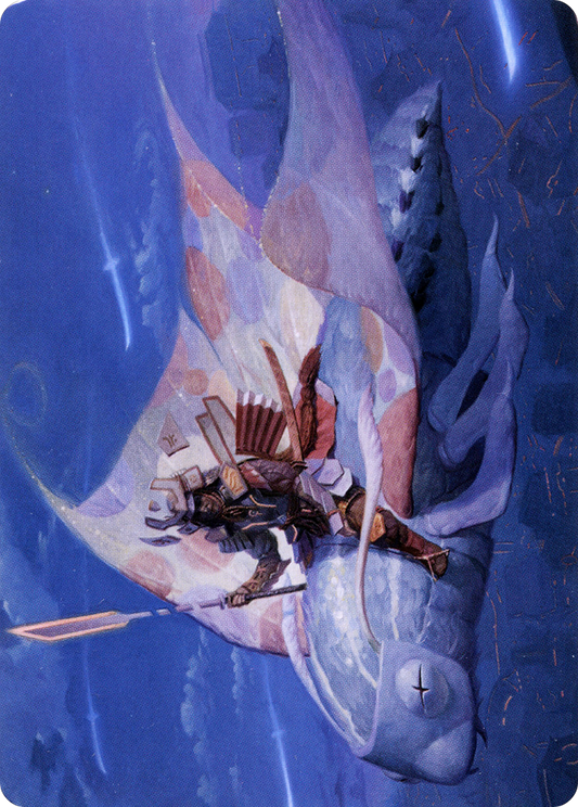 Sky-Blessed Samurai // Sky-Blessed Samurai (ANEO-019) - Neon Dynasty Art Series (Borderless)