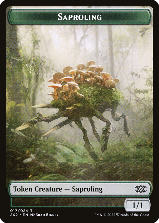Saproling (T2X2-017) - Double Masters 2022 Tokens Foil