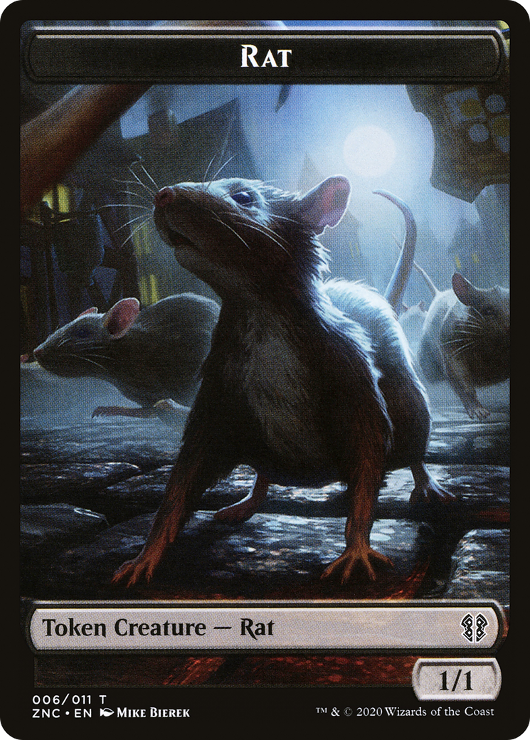 Rat (TZNC-006) - Zendikar Rising Commander Tokens