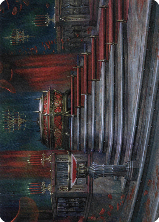 Edgar Markov's Coffin // Edgar Markov's Coffin (AVOW-060) - Crimson Vow Art Series (Borderless) Foil