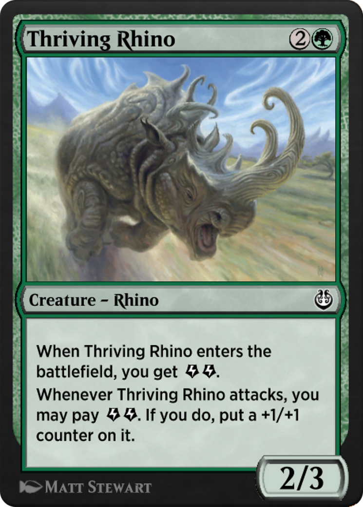 Thriving Rhino (KLR-183) - Kaladesh Remastered