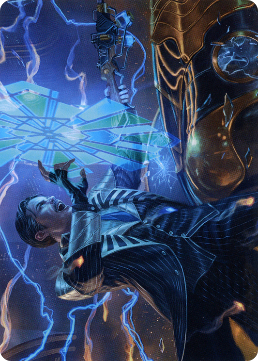 Brokers Veteran // Brokers Veteran (ASNC-010) - New Capenna Art Series (Borderless) Foil