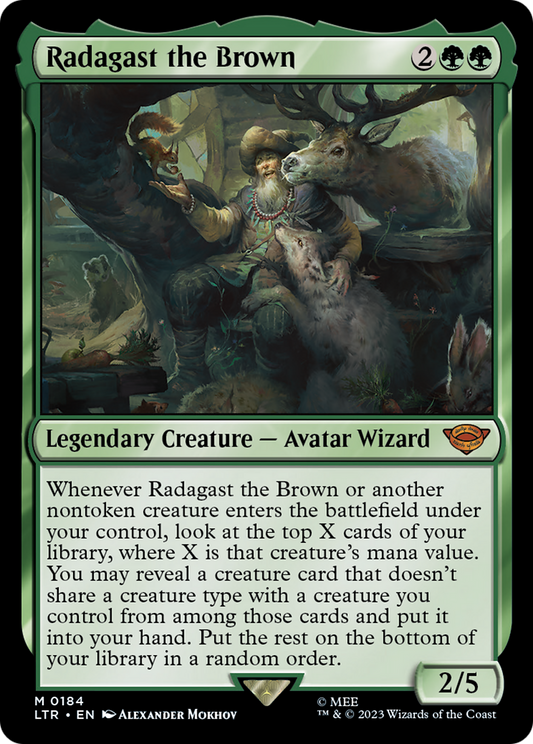 Radagast the Brown (LTR-184) - The Lord of the Rings: Tales of Middle-earth Foil