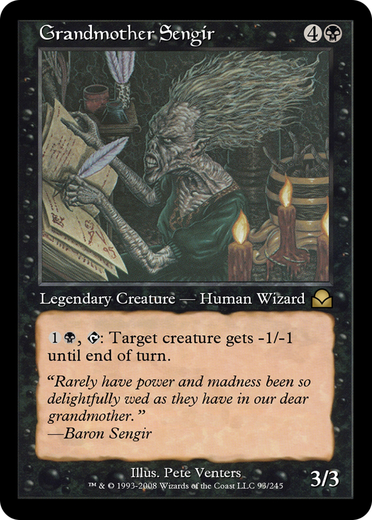 Grandmother Sengir (ME2-093) - Masters Edition II