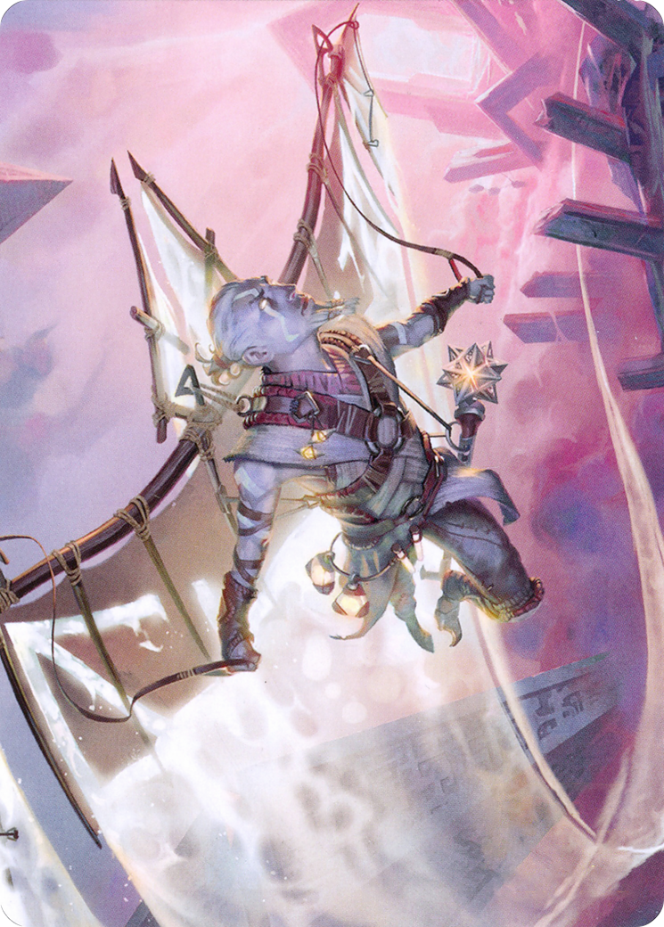 Kitesail Cleric // Kitesail Cleric (AZNR-040) - Zendikar Rising Art Series (Borderless)