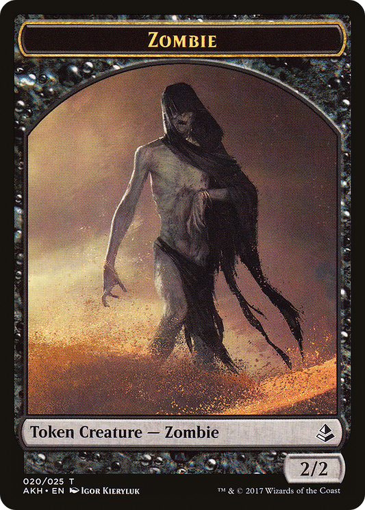 Zombie (AKH-020) - Amonkhet Tokens
