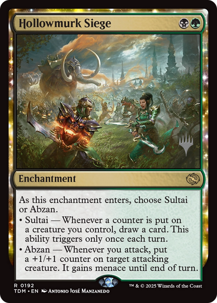 Hollowmurk Siege [Tarkir: Dragonstorm Promos]