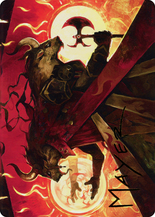 Hurloon Battle Hymn // Hurloon Battle Hymn (ADMU-033) - Dominaria United Art Series (Borderless)