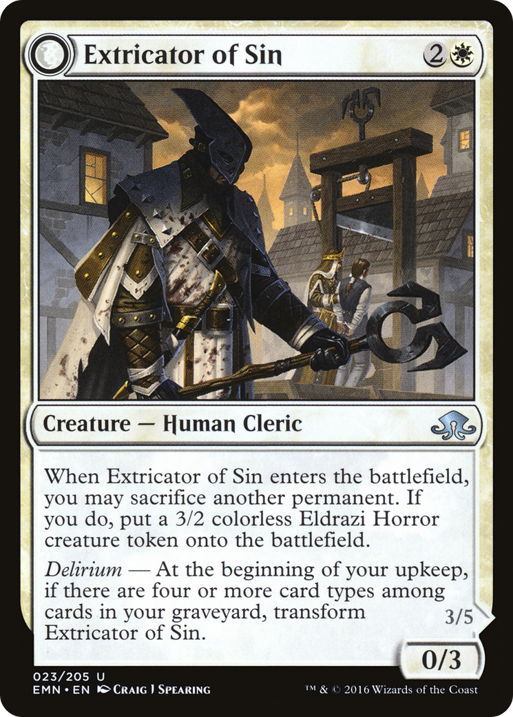 Extricator of Sin // Extricator of Flesh [Eldritch Moon]