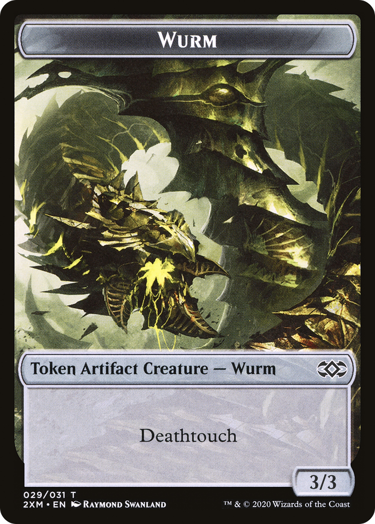 Wurm (T2XM-029) - Double Masters Tokens Foil